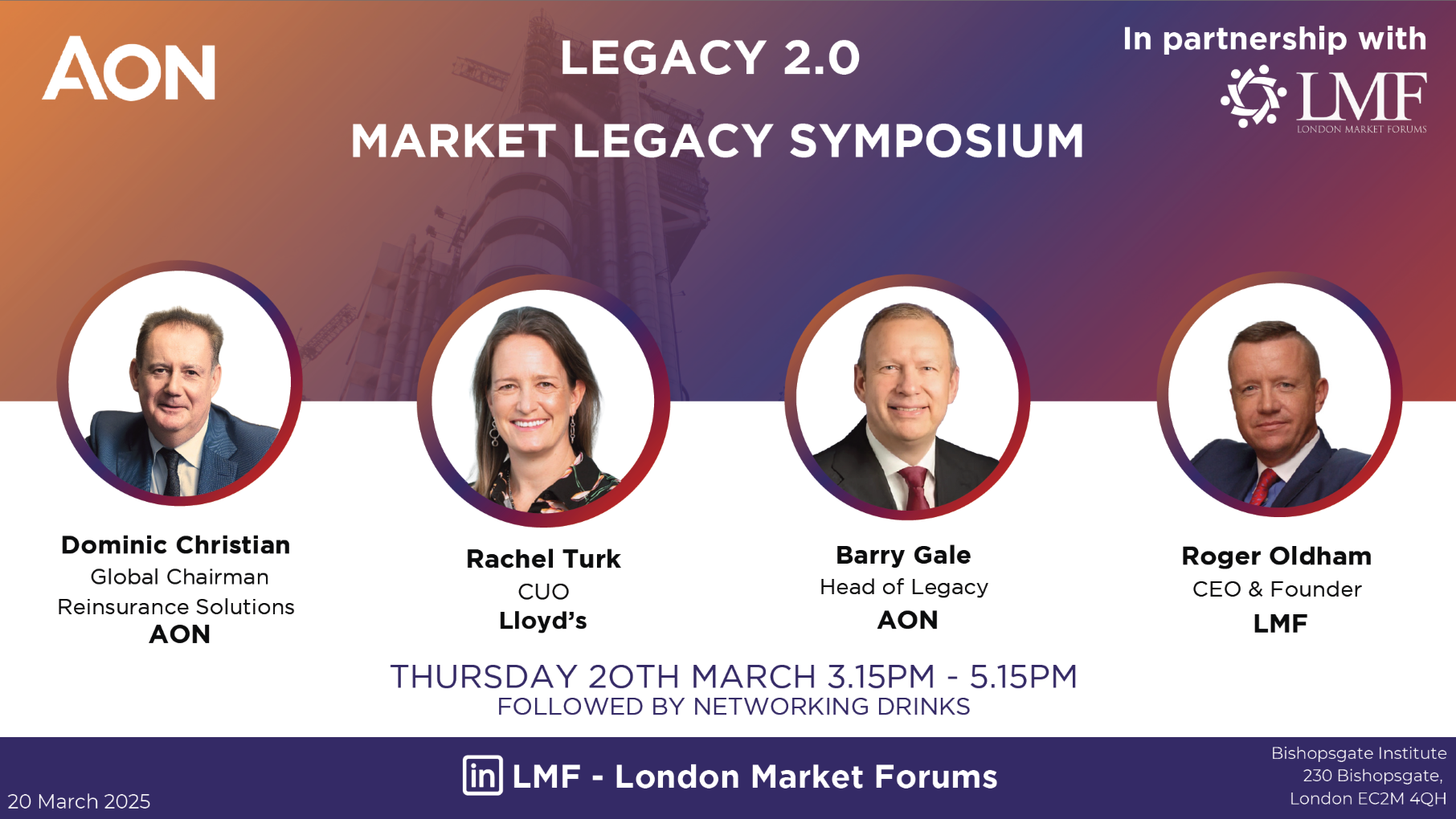 Legacy 2.0 Summit Summit - 20th March 2025